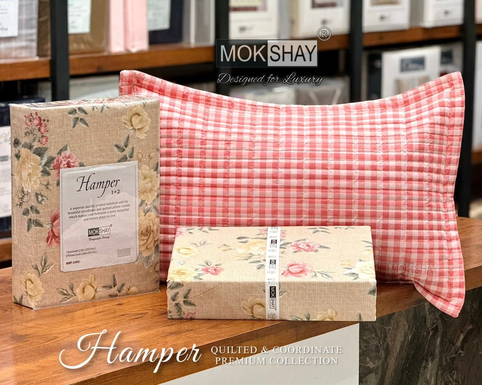 Mokshay Hamper (Quilted & Coordinate Premium Collection) Bedding Set